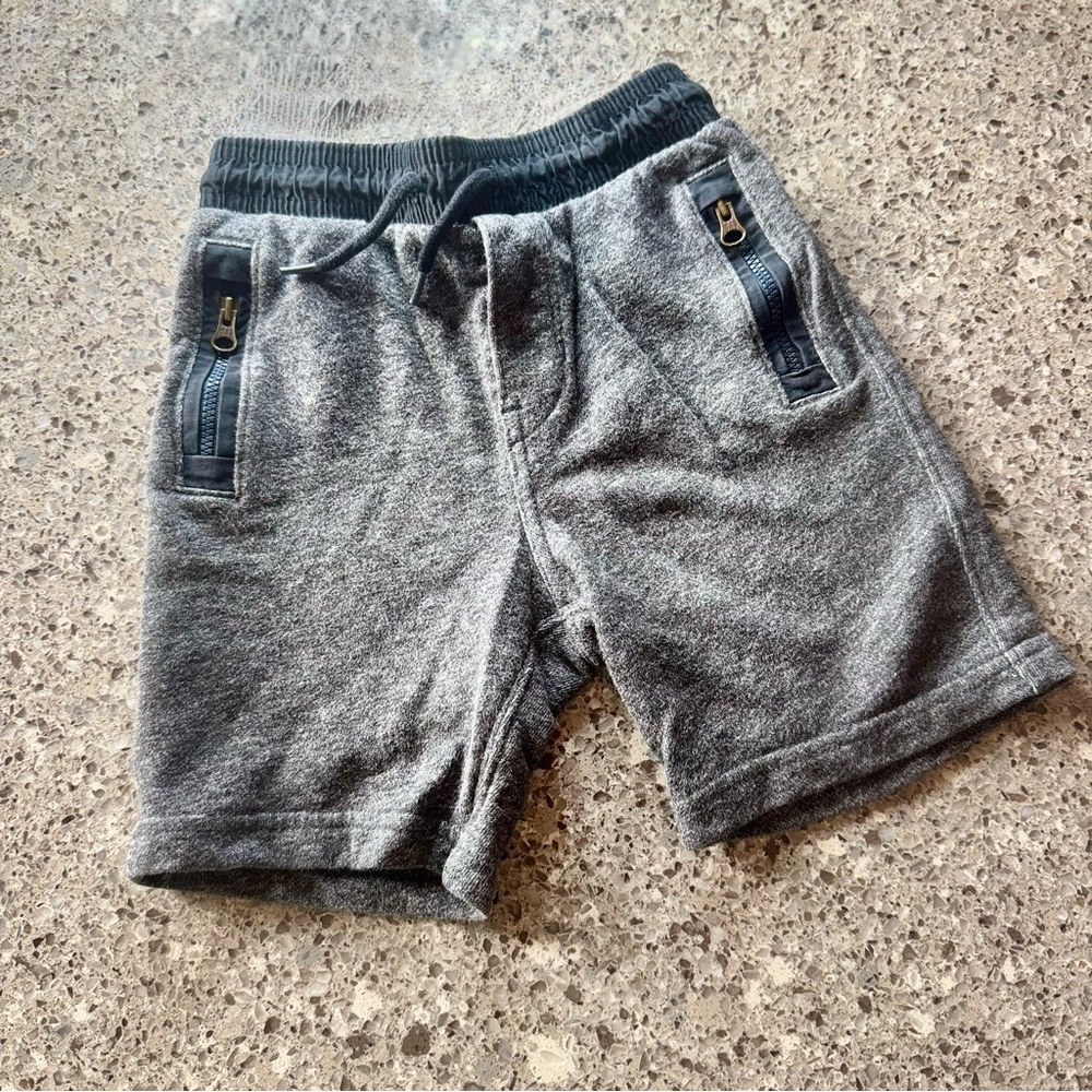 GAP Kids Charcoal Shorts with Zipper Pockets